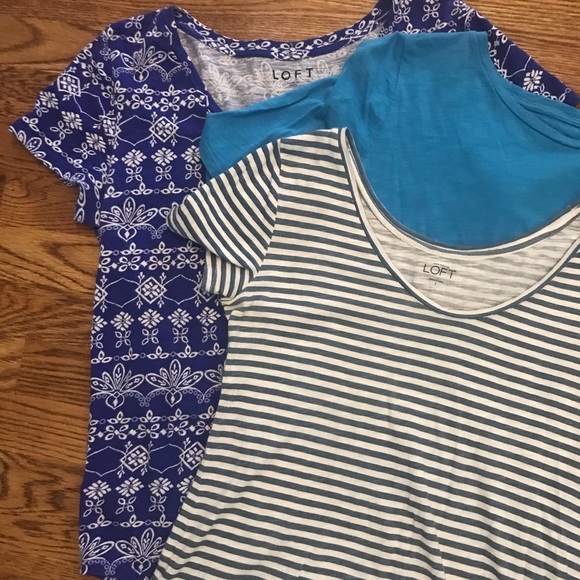 3 Loft short sleeve T-Shirts, Size S - Picture 3 of 13